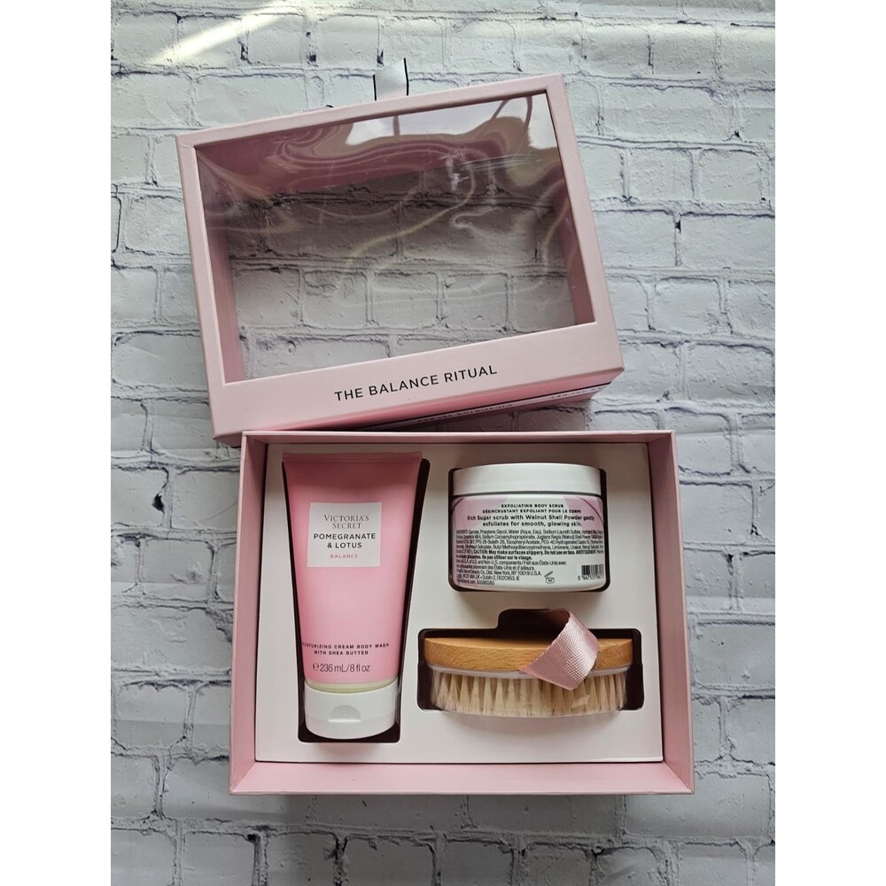 Victoria’s Secret The Balance Ritual Gift Set Pomegranate & Lotus Body Care‎ New